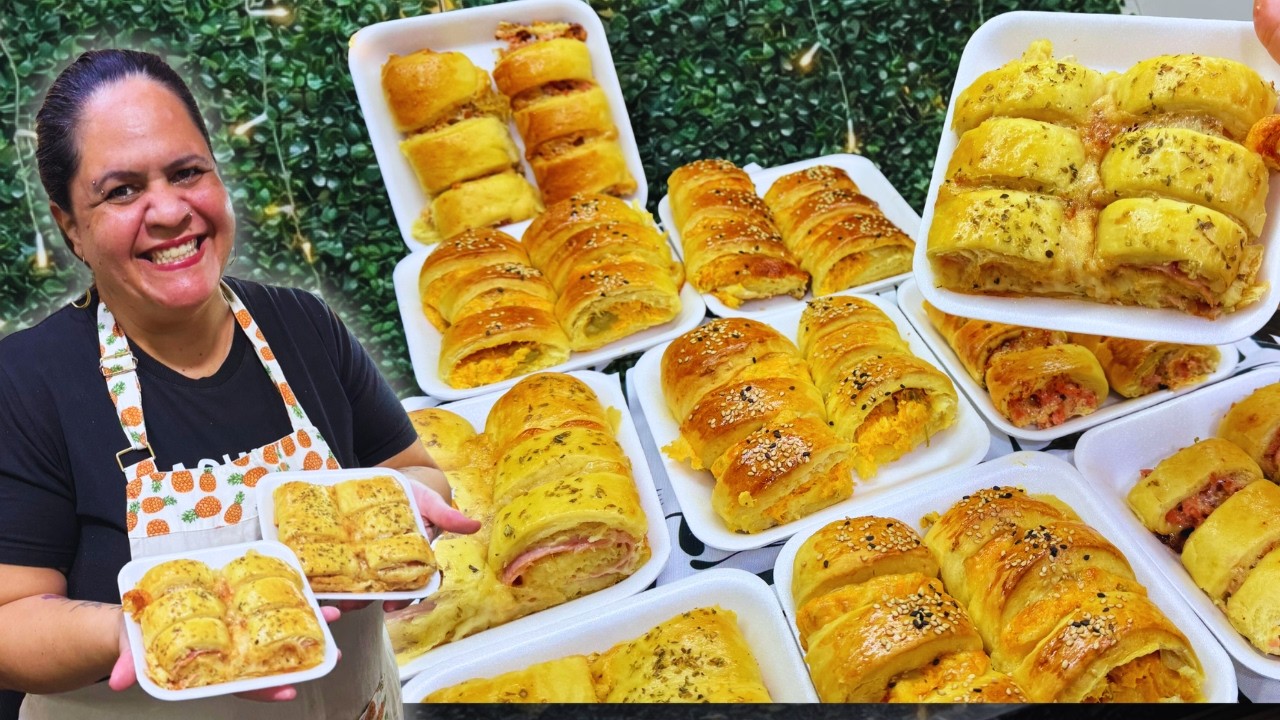 Como Fazer Pão  de Cebola Recheado  que VENDE MUITO | Receita Fácil e Econômica