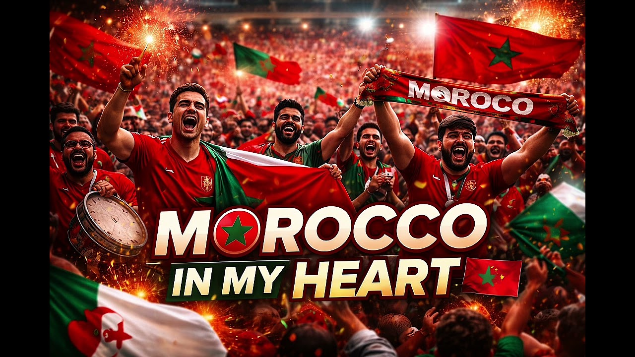 المغرب في قلبي 🇲🇦 | Morocco in My Heart – Crazy Fans & Stadium Vibes �