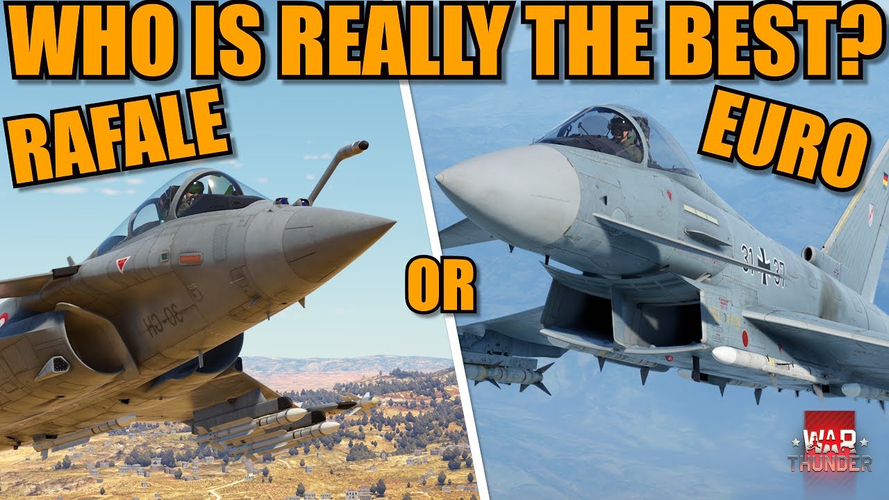 EUROFIGHTER OR RAFALE? WHAT is the BEST 4.5 GEN JET in GAME? - War Thunder