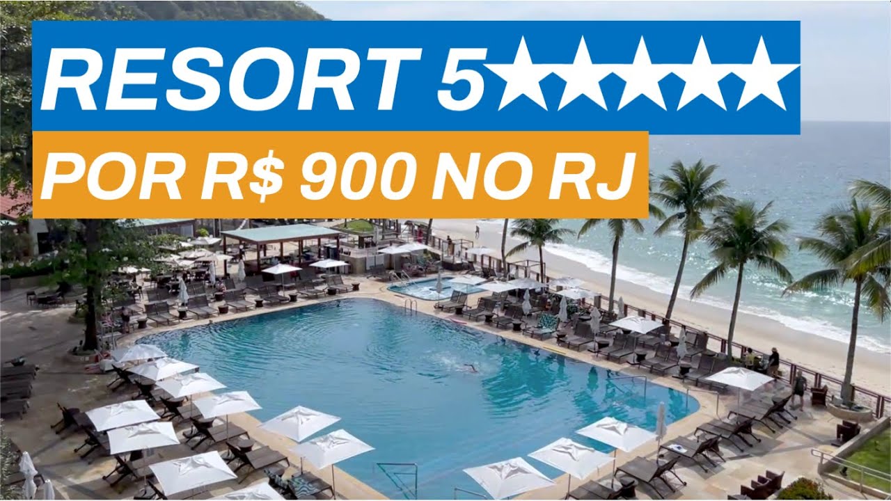RESORT 5 ESTRELAS POR R$ 900 NO RIO DE JANEIRO - AMADEU SHERATON RIO