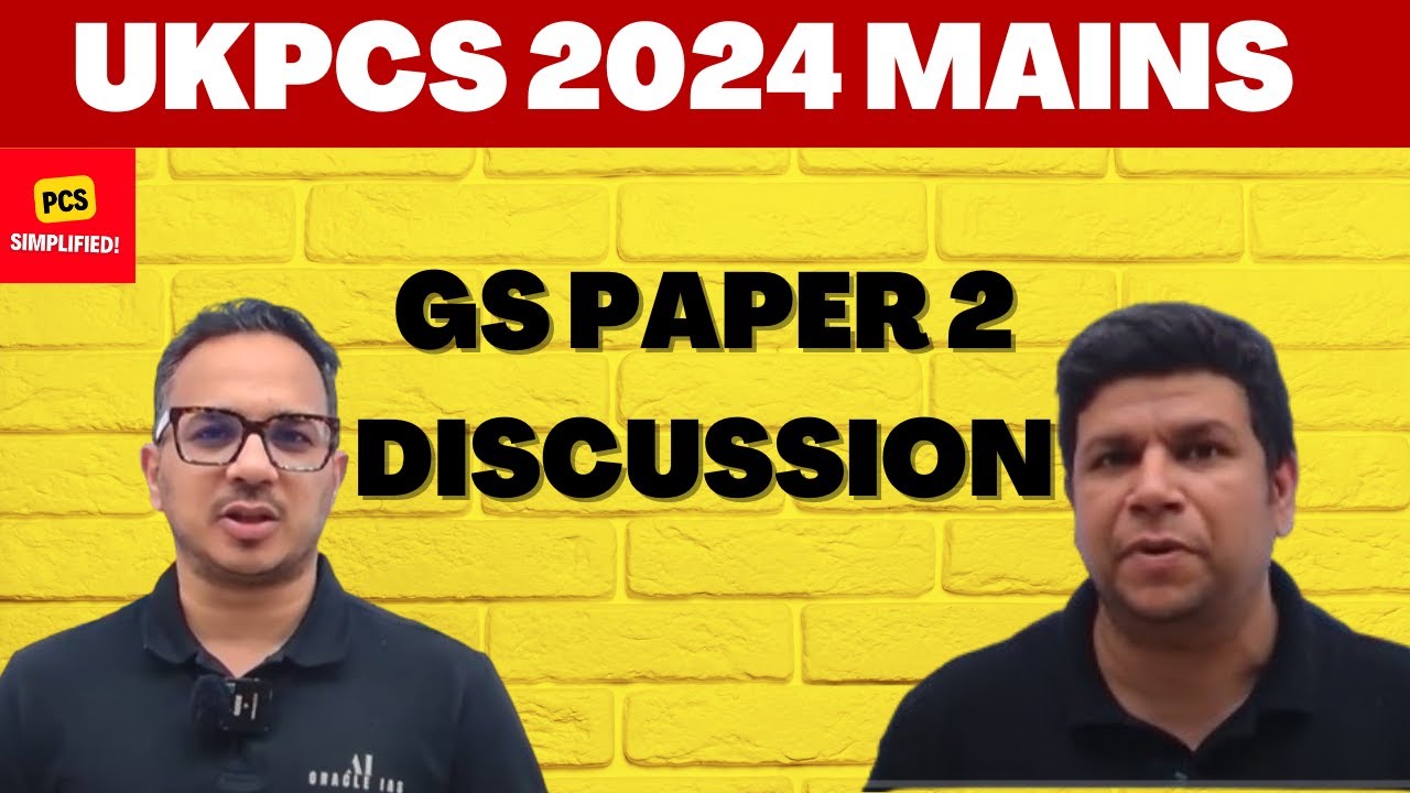 UKPCS Mains Paper 2 : Paper tough or easy? || Complete Analysis