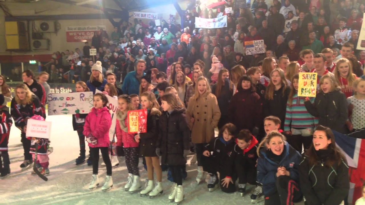 Save Our Rink - Supporters show support for Planet Ice Ryde