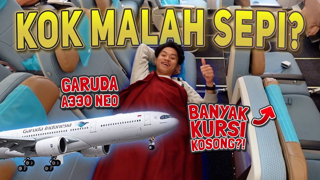 KEREN🤩⁉️ Naik GARUDA Kelas Ekonomi rasa BISNIS✈️ Akhirnya Kesampaian Cobain A330NEO GARUDA INDONESIA