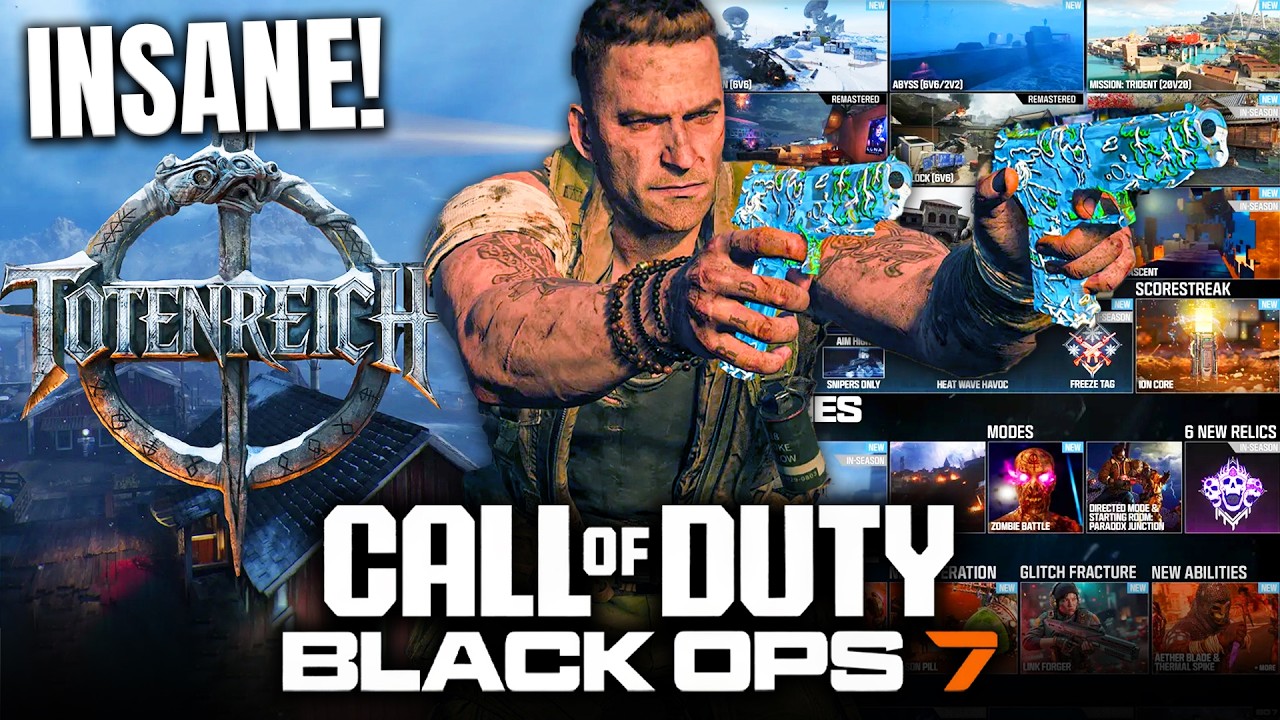 3-й сезон Black Ops 7 &mdash; лучший сезон за всю историю!! (DLC 3: карта для режима &laquo;Зомби&raquo; &laquo;Totenreic...