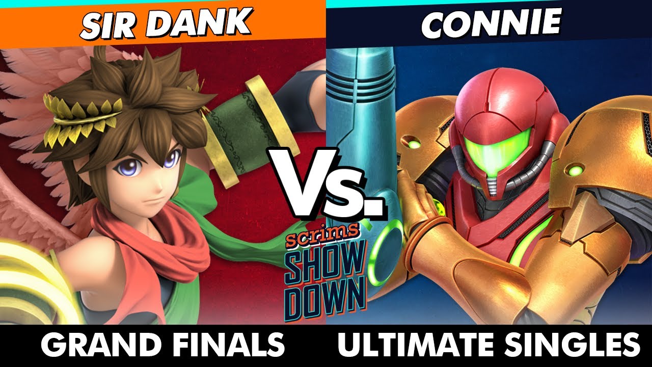 Scrims Showdown 142 GRAND FINALS - Sir Dank (Pit) Vs. Connie (Samus) SSBU Ultimate Tournament