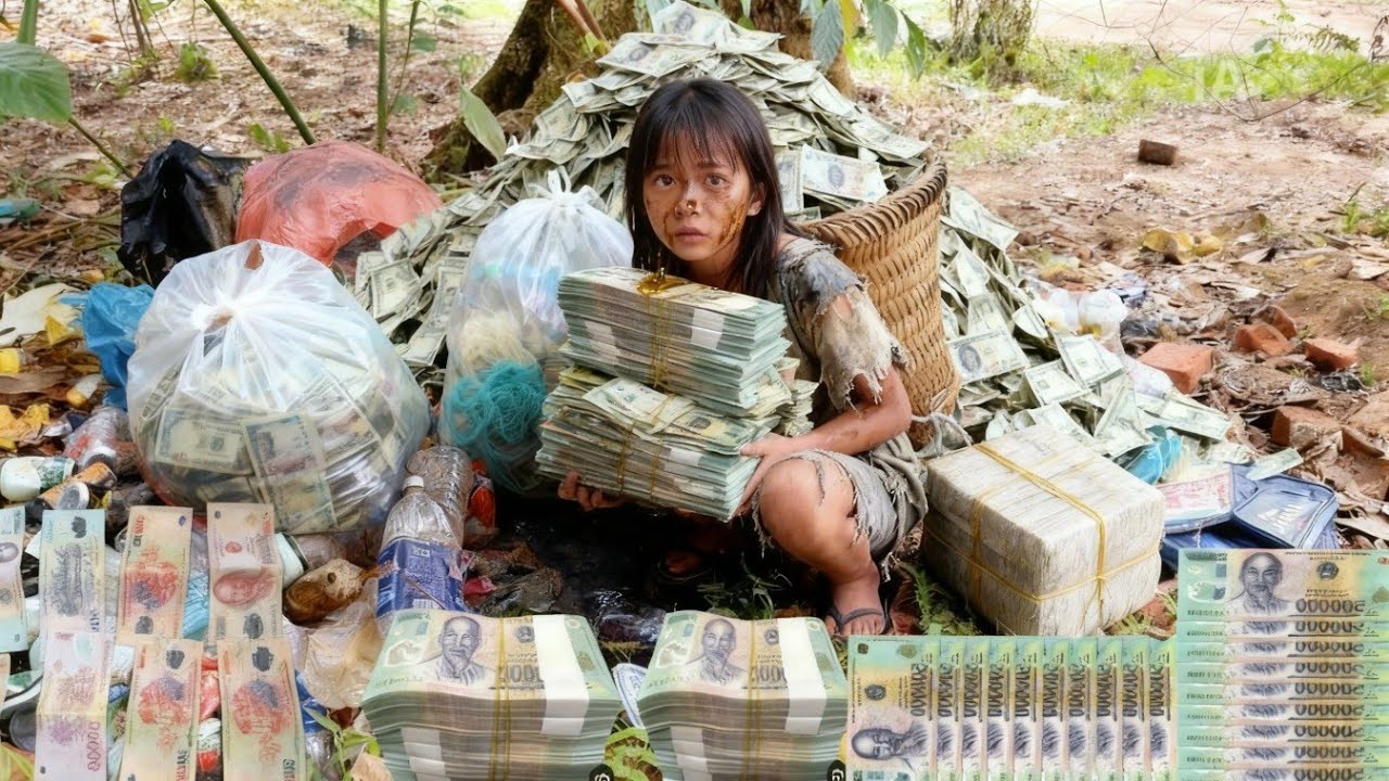 Young single mother finds millions of dollars in landfill.