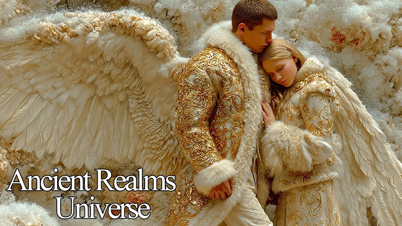 Realm of the Golden Angels | Celestial Fantasy Cinematic Relaxing with music
