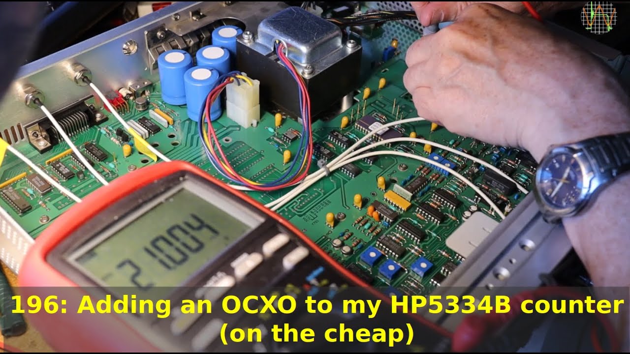 196 - Добавление OCXO к моему счетчику HP5334B — по дешевке