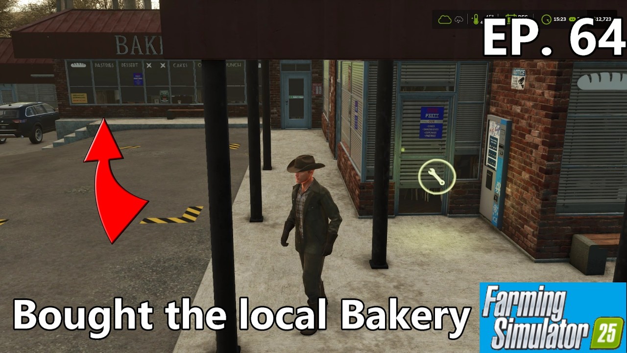 FS25 RiverBend Springs - ep64 - We buy the local bakery and buy land to build a forest.