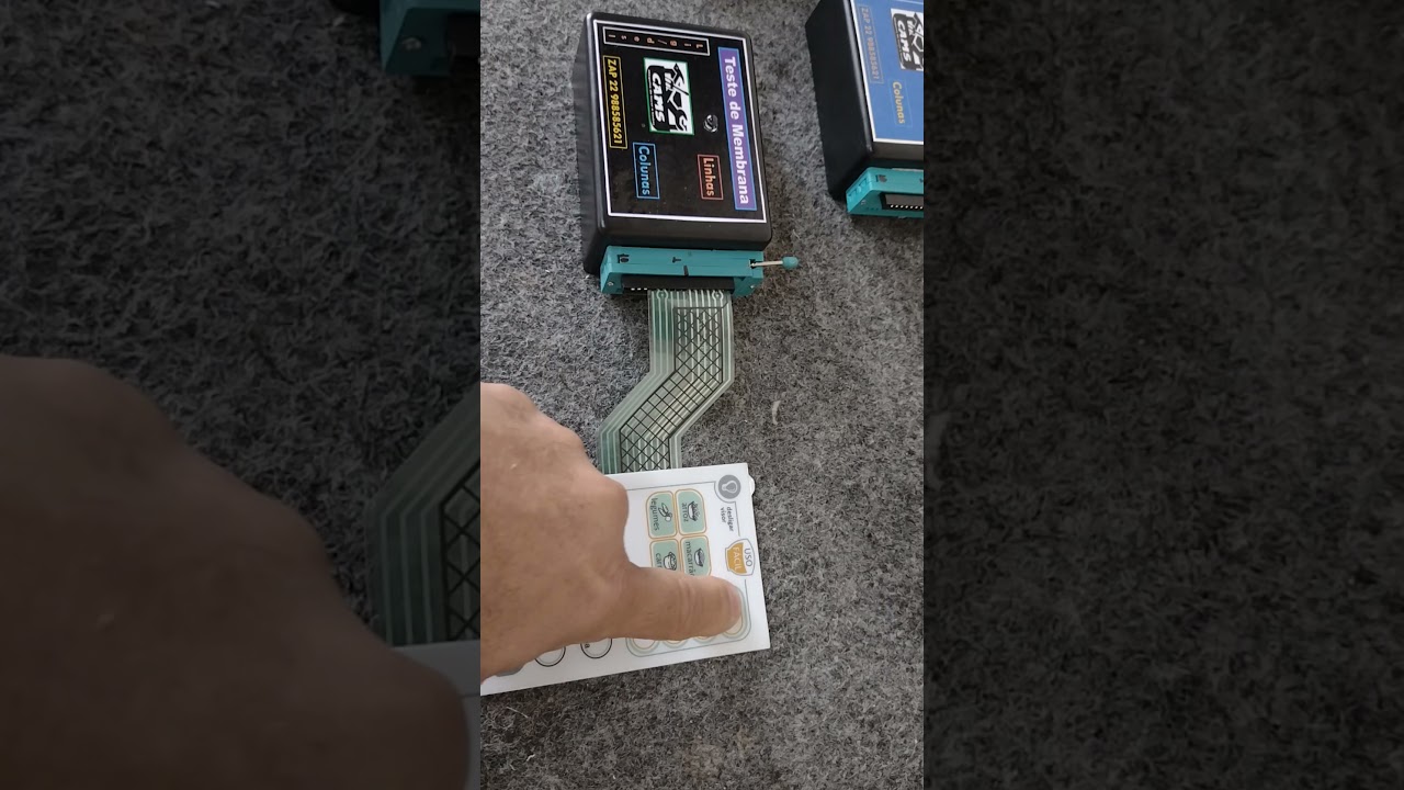 Teste membrana de microondas