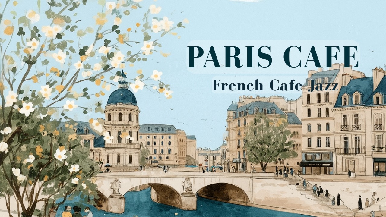 𝐏𝐚𝐫𝐢𝐬 𝐂𝐚𝐟𝐞́ 🌸 French Jazz Instrumental | Accordion