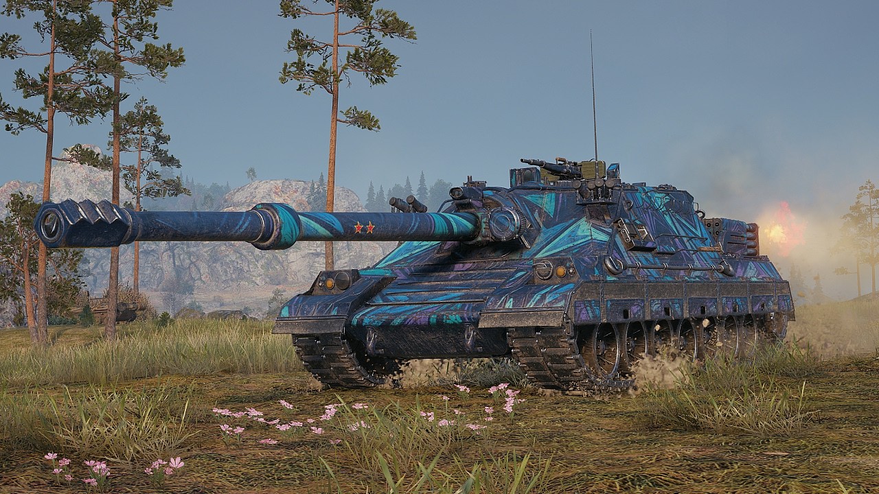 PTZ-78 • Стальная комета, мчащаяся через поляну • World of Tanks