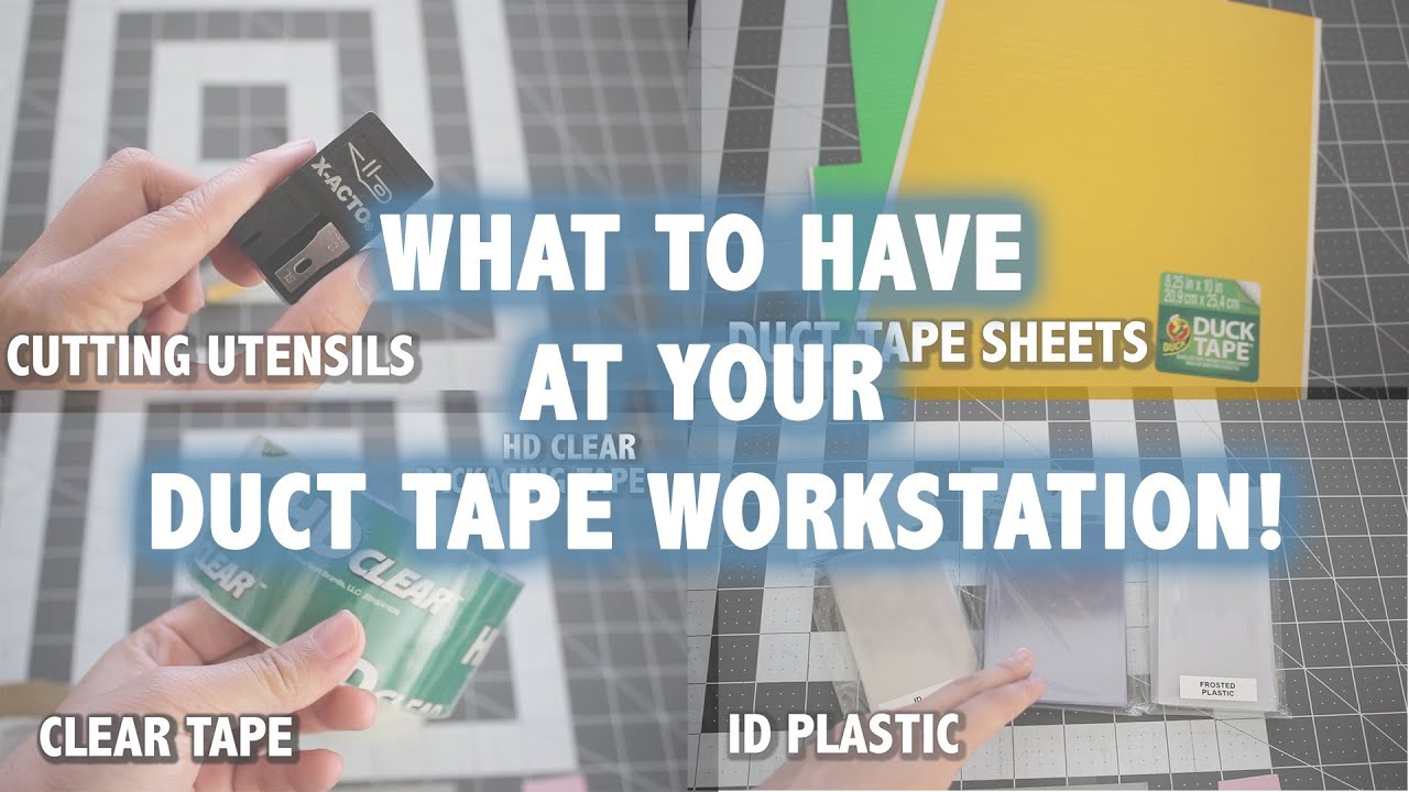 AJPWALLETS: WHAT TO HAVE AT YOUR DUCT TAPE WORKSTATION!