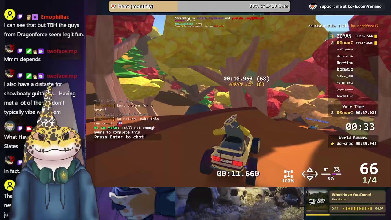 Playing Zeepkist! Track submissions in !discord :D