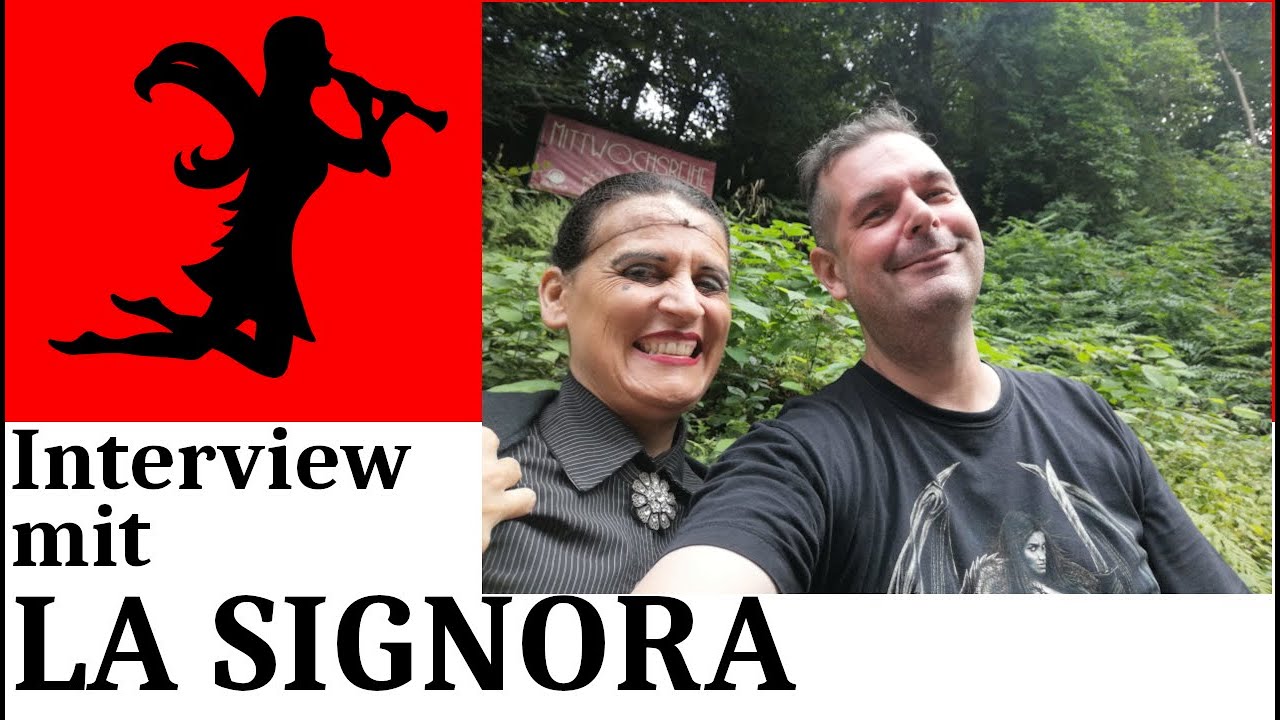 LA SIGNORA Interview an der Freilichtbühne Mülheim, 17. August 2023, by Nightshade TV