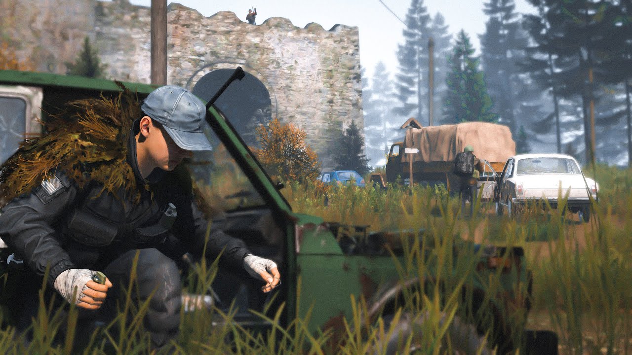 Зарейдили огромную базу зажиточных ребят в замке - DayZ