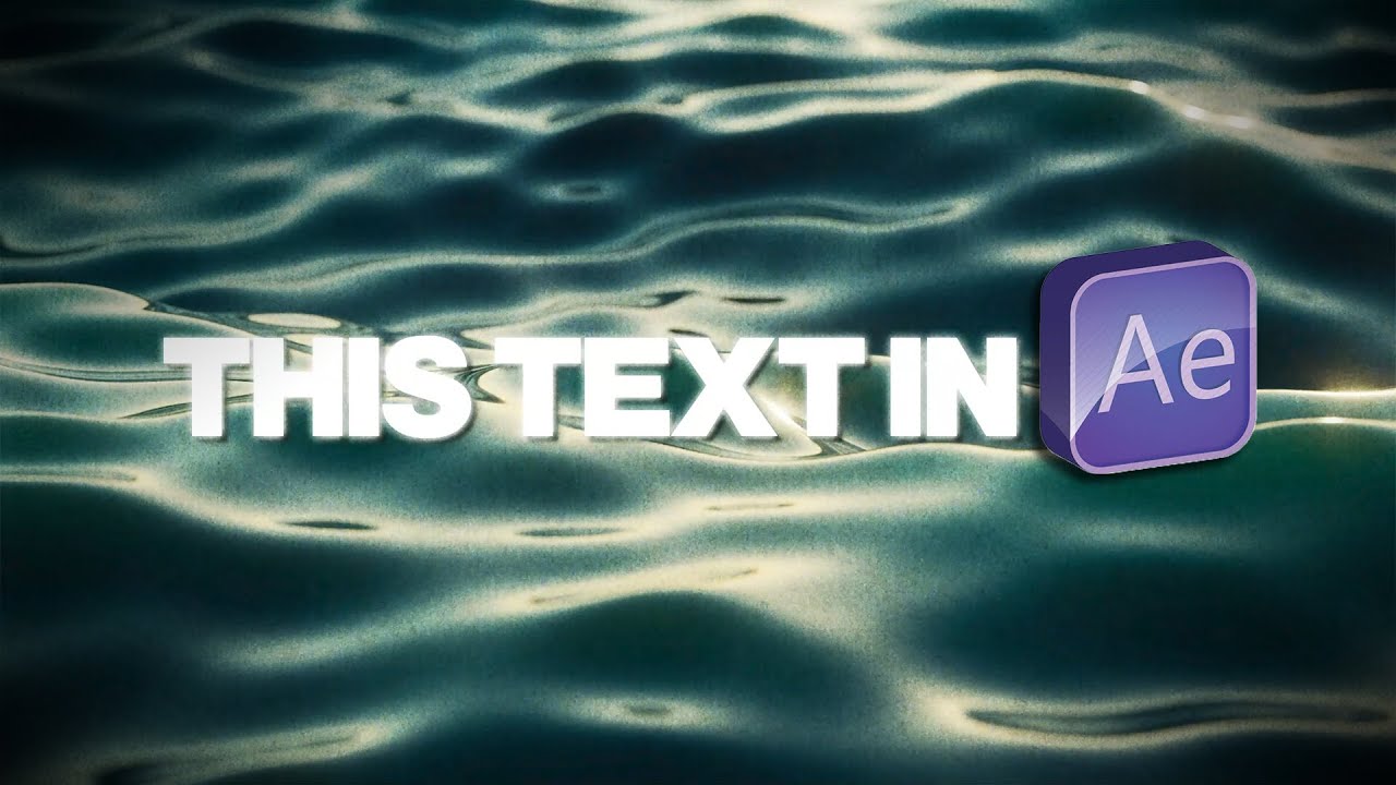 You Won't Believe How EASY TEXT ANIMATION Can Be in After Effects