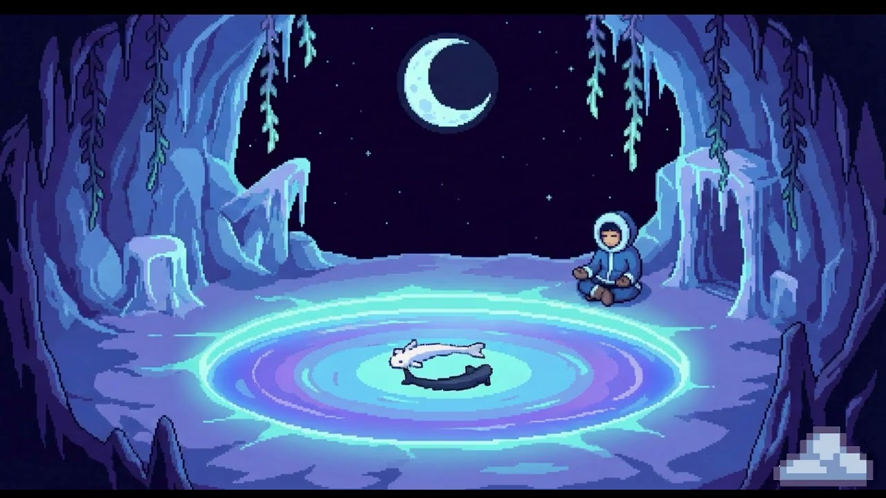Balance of the Moon & Ocean 🌊 | Yin Yang Ambience ❄️Lofi Hip Hop Mix