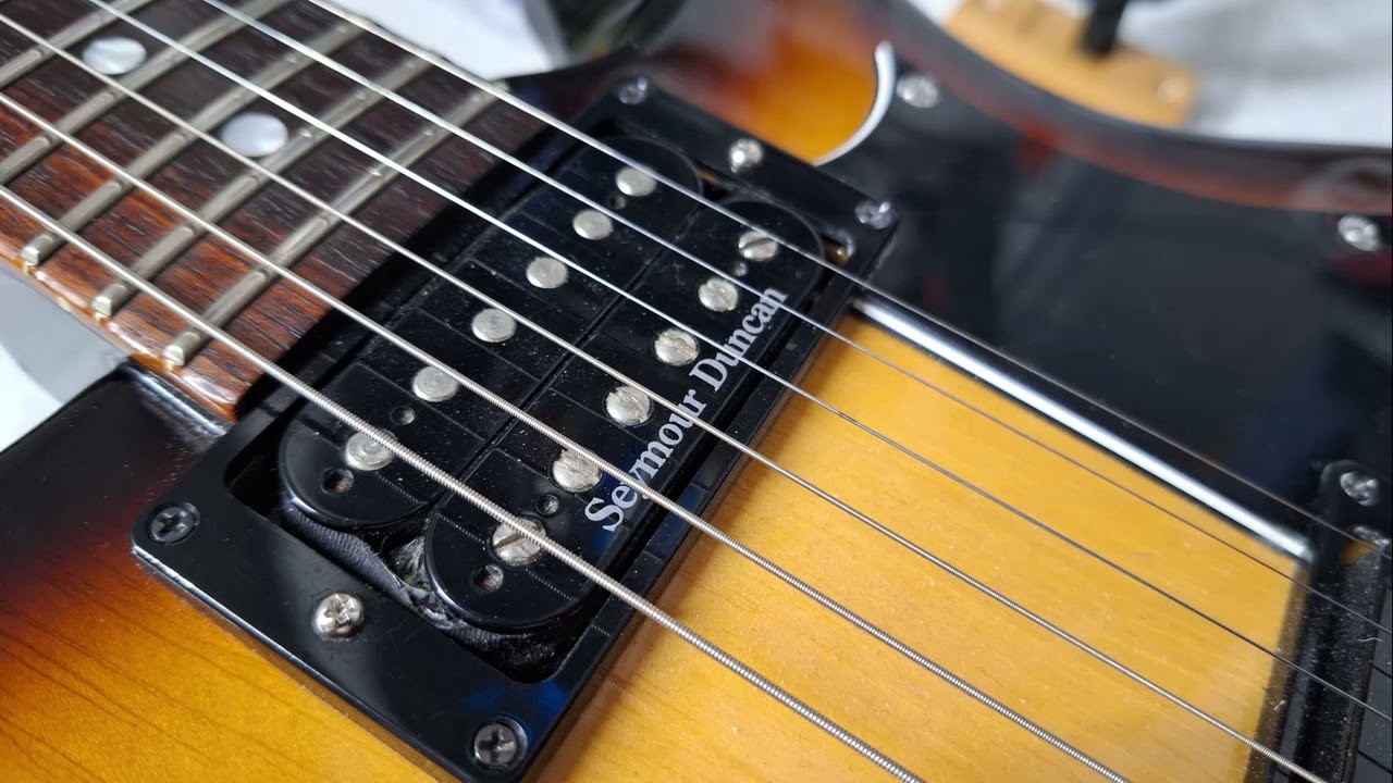 SEYMOUR DUNCAN Pearly Gates bridge SH-PG1B in neck position.
