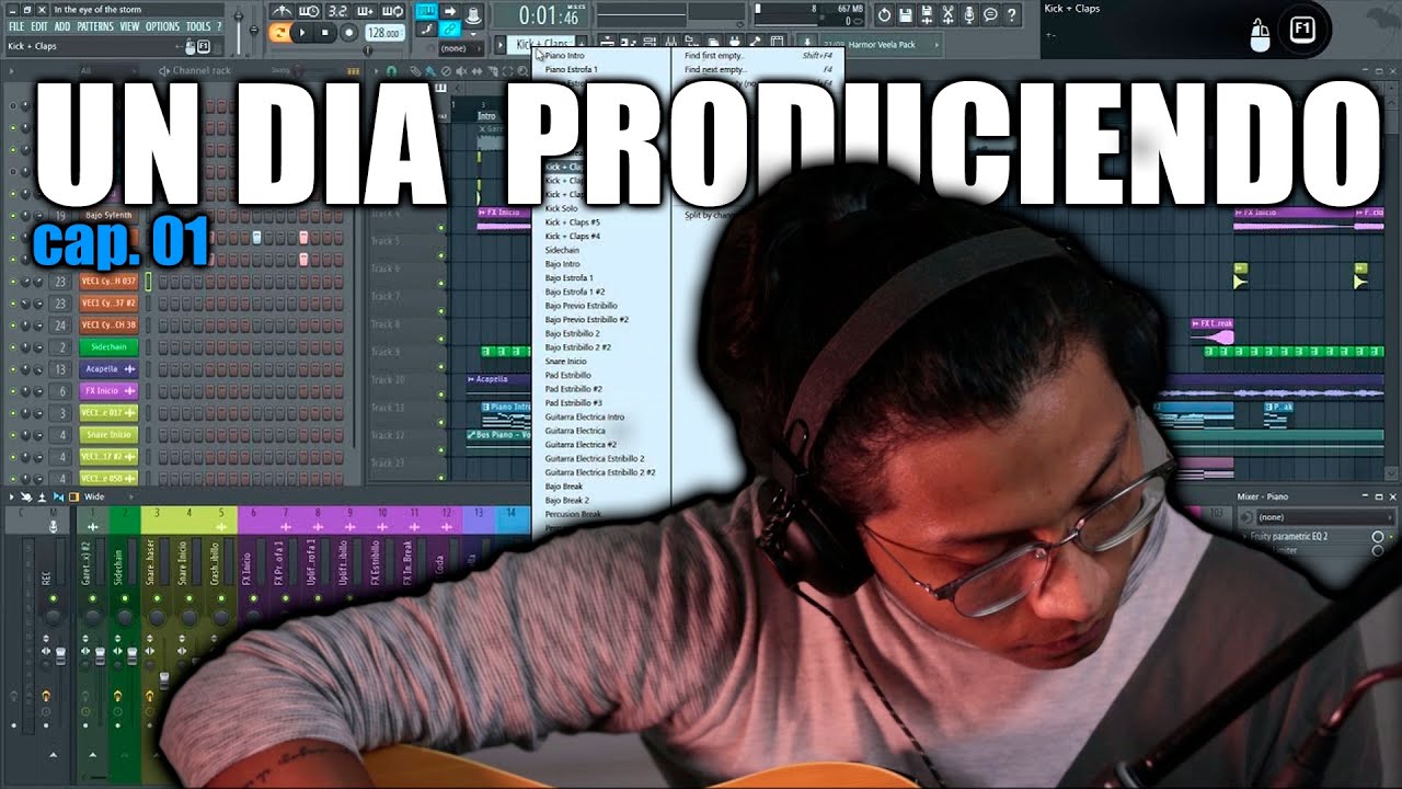 Un día produciendo en FL Studio (Cap. 01) | Hide esta en el beat | Making beats