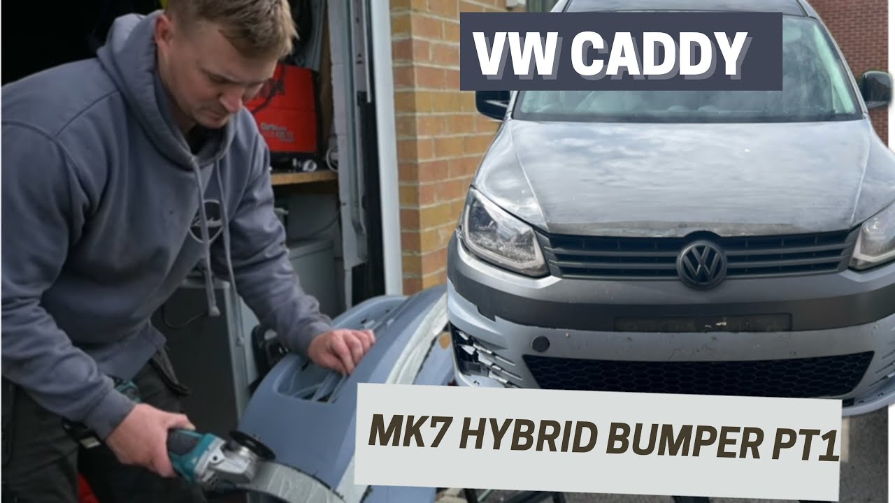Сборка бампера для гибридного VW Caddy своими руками за 100 фунтов стерлингов | MK7,7.5 (часть 1 ...