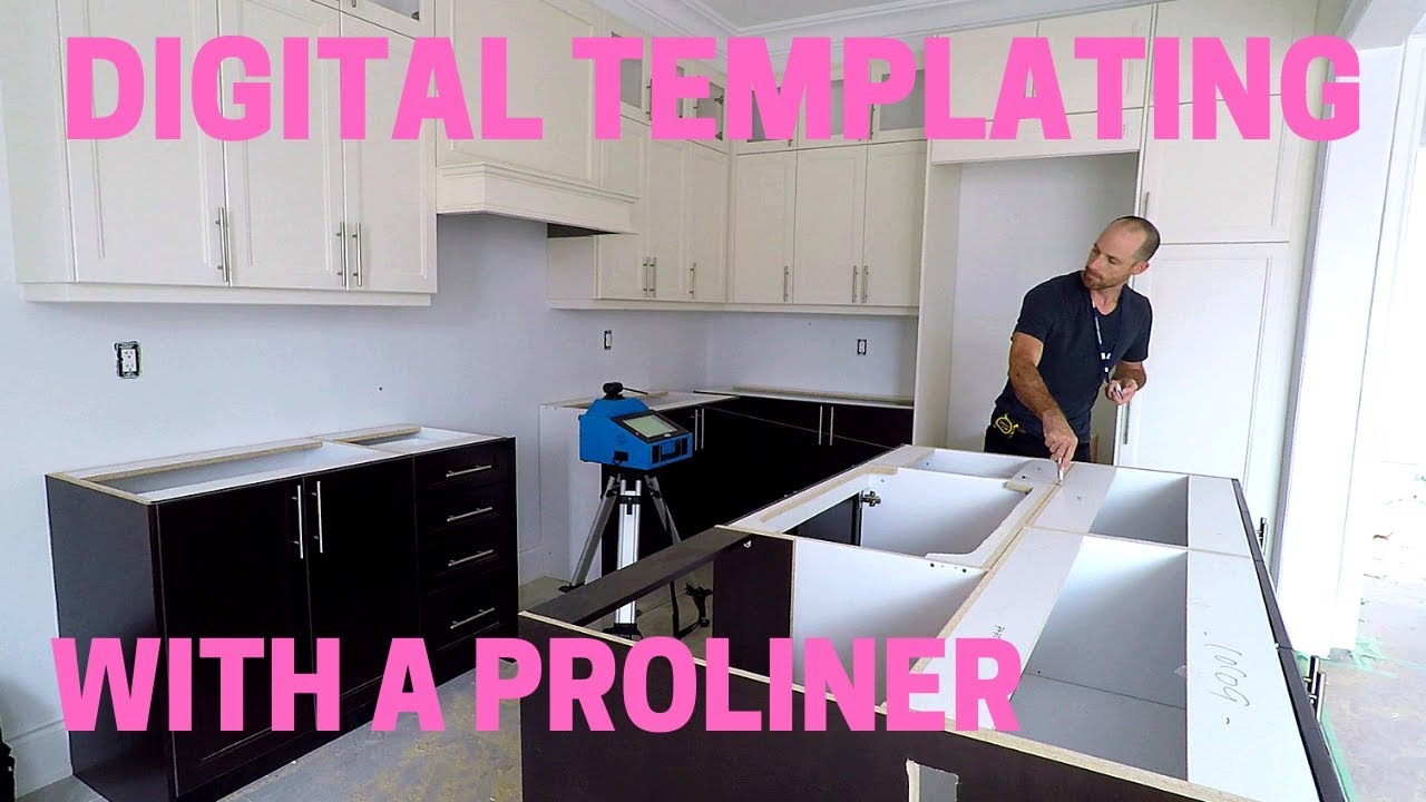 How to Measuring Countertops with a Prodim Proliner//Digital Templating