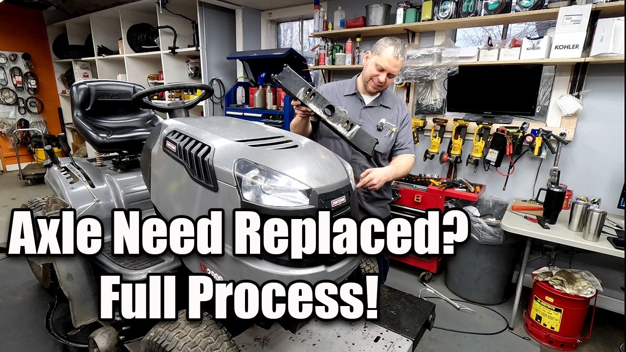 Craftsman LT2000 Front Axle & Bushing Replacement | MTD Riding Mower Front-End Repair & Many Brands