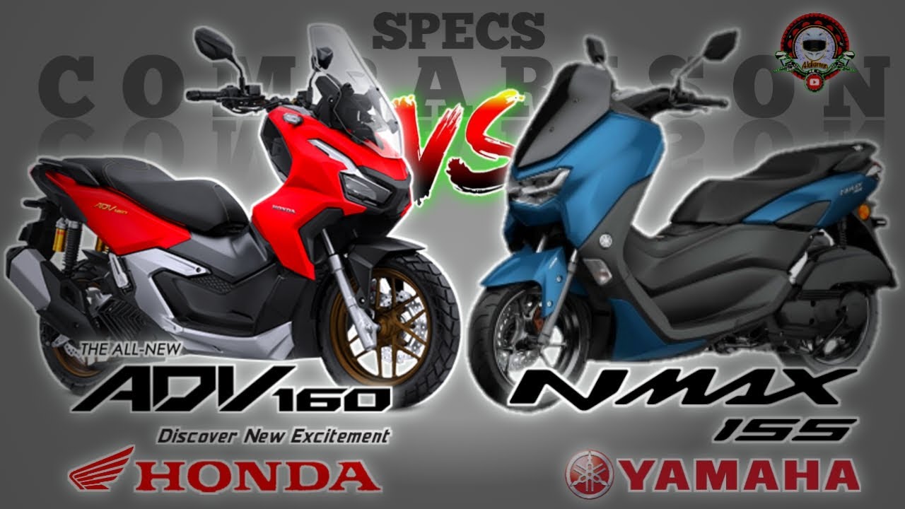 HONDA ADV 160 vs YAMAHA NMAX 155 SPECS COMPARISON