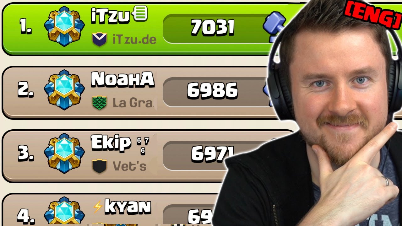 RANK 1 GLOBAL with 7000+ TROPHIES in BUILDER BASE 2.0 + Base Link (Clash of Clans)