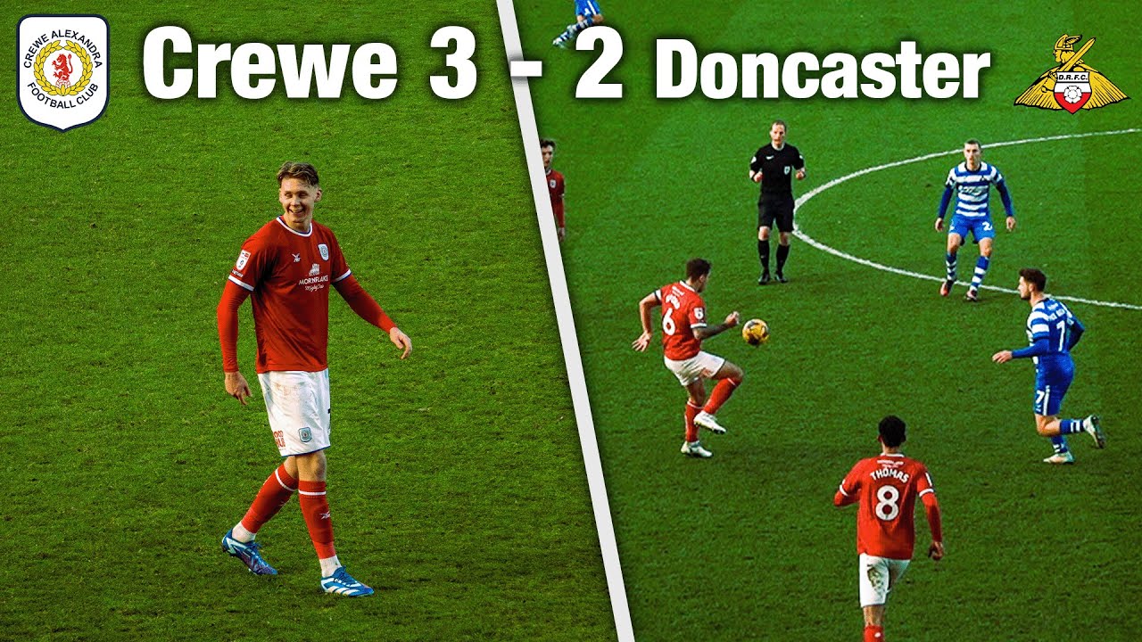 90'+2 WINNER! | Crewe Alexandra 3 - 2 Doncaster Rovers | Crowd Cam | 2023/24