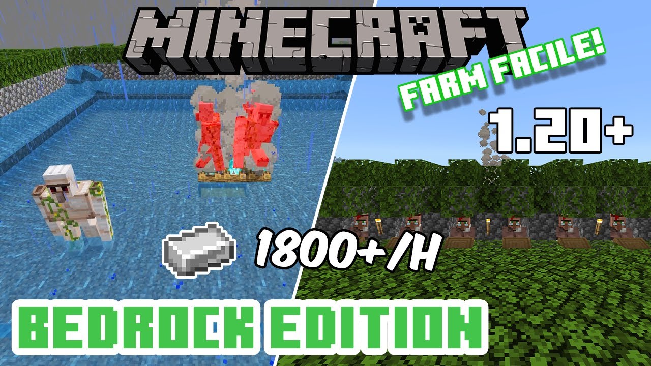 *NEW* La MIGLIORE FARM DI FERRO (Iron Golem) AFK per Bedrock Edition !!! || MINECRAFT ITA