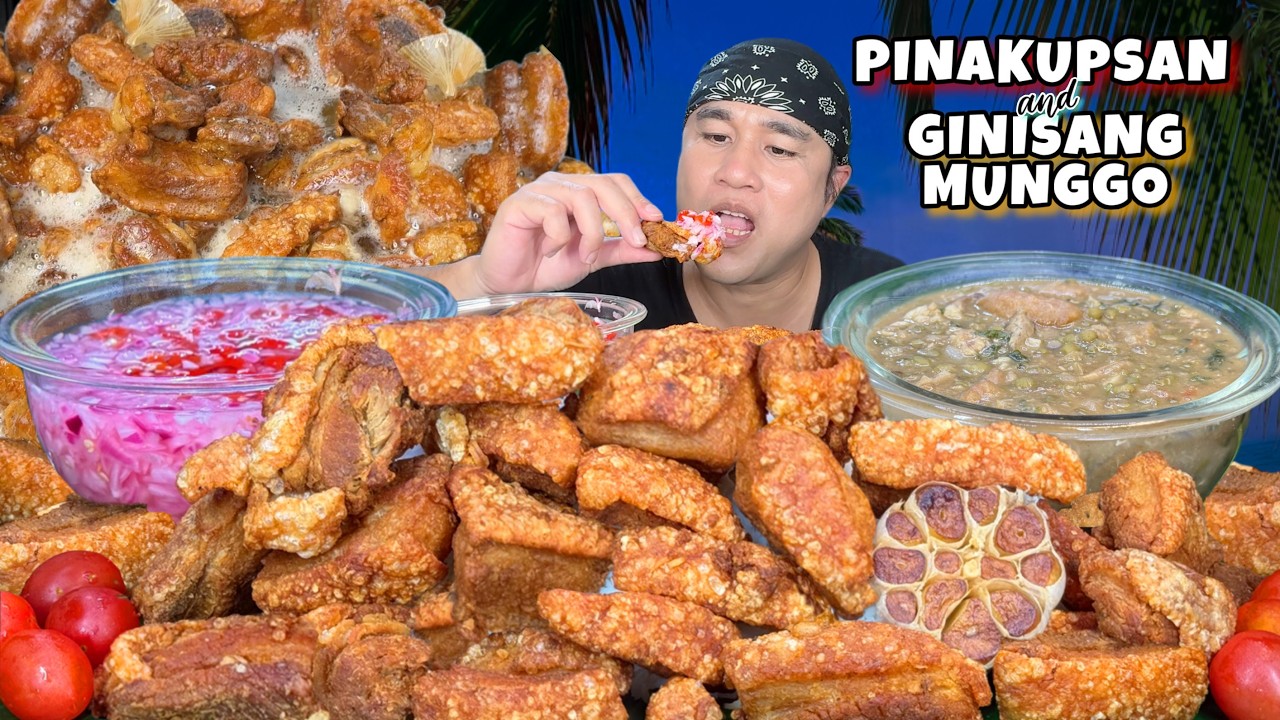 Pinakupsan & Ginisang Munggo Mukbang Pinoy Mukbang