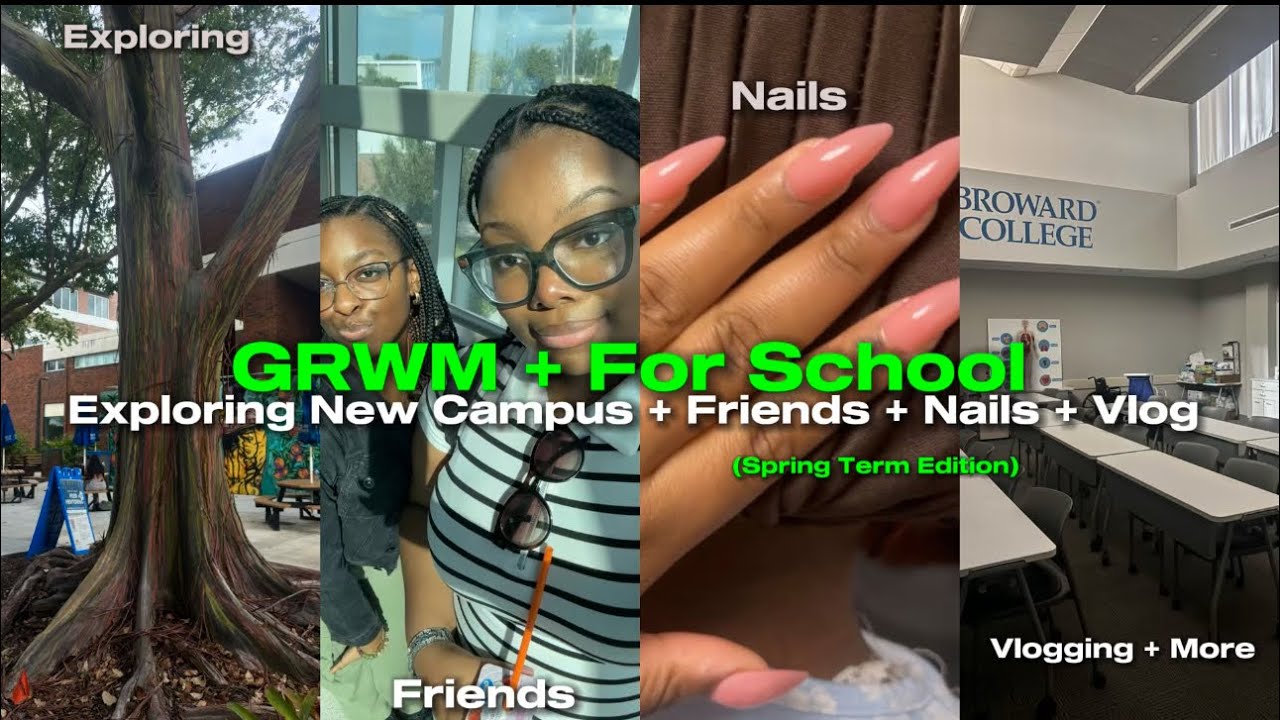 GRWM First Day Of School (Senior Year) + mini vlog || JinaaVibes