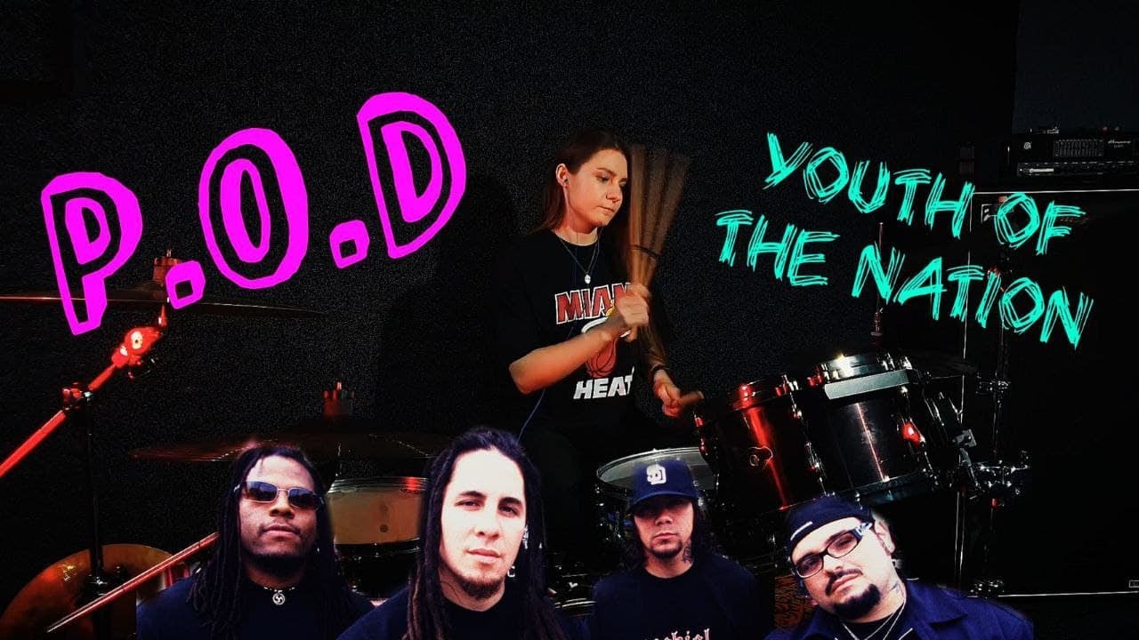 P.O.D. - youth of the nation - drum cover by Victoriia
