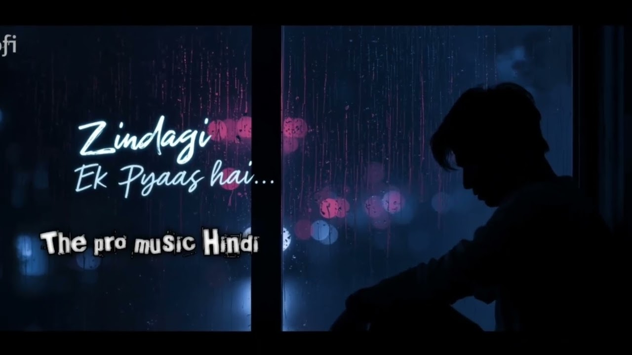 Zindagi Ek Pyaas Hai | Sad Lo-fi Hindi Song | Late Night Feelings 🌙