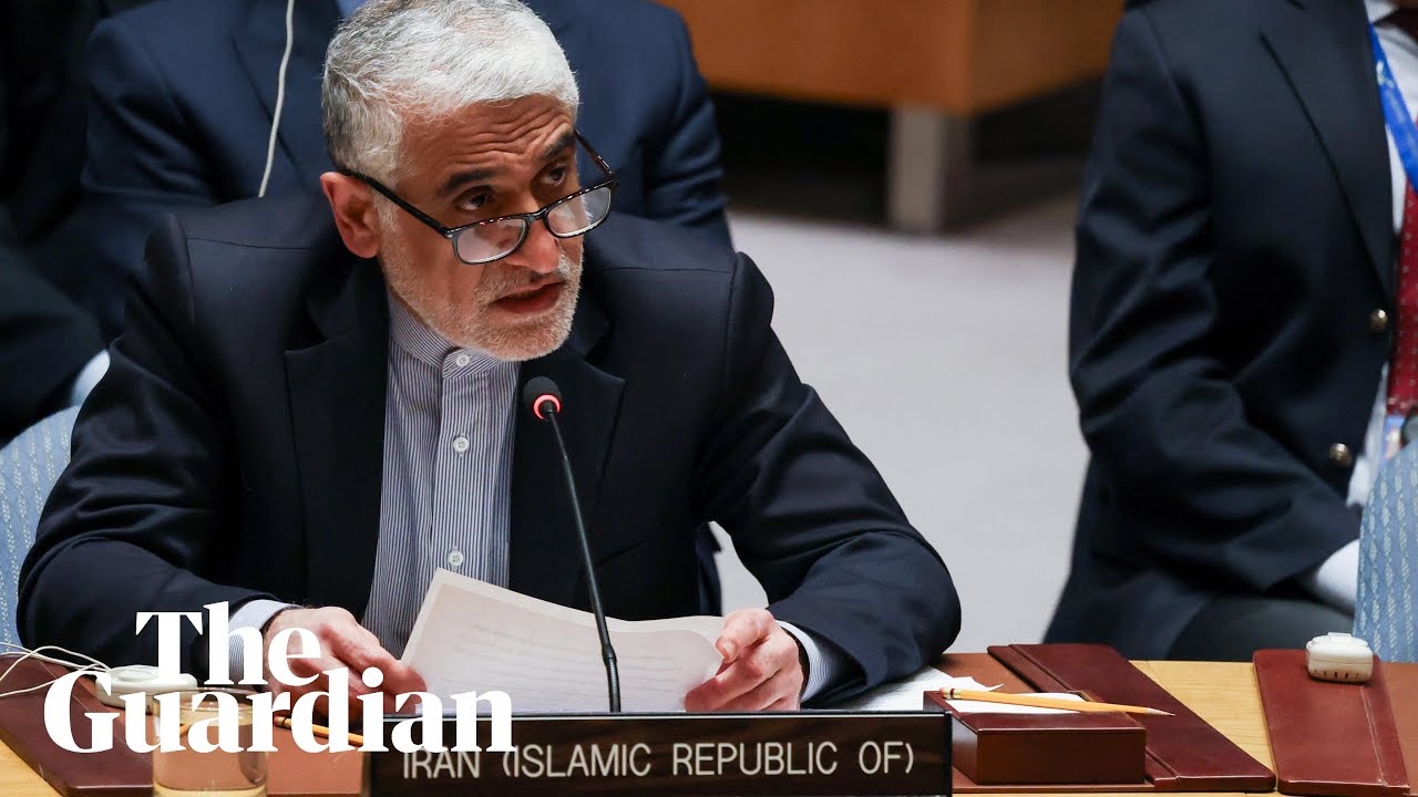 Iran’s UN ambassador calls strikes a ‘war crime’, saying regime has ‘right to self-defence’