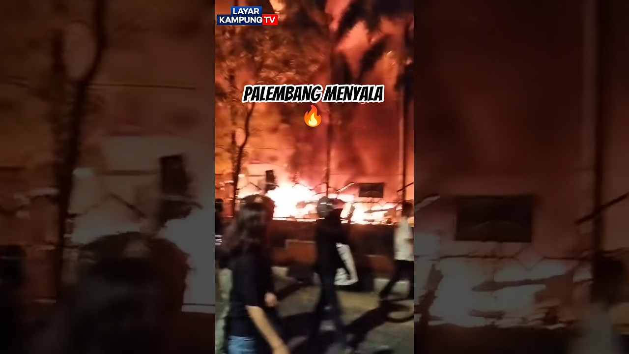 🔥 BERITA TERKINI! Gedung DPRD Sumatera Selatan Dibakar Massa | Palembang Memanas