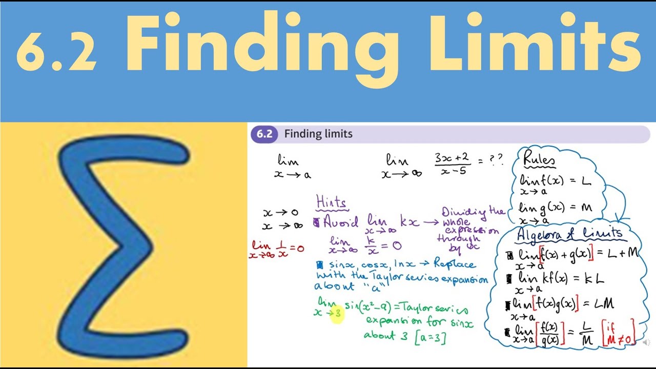 6.2 Finding limits (FP1 - Chapter 6: Taylor Series)