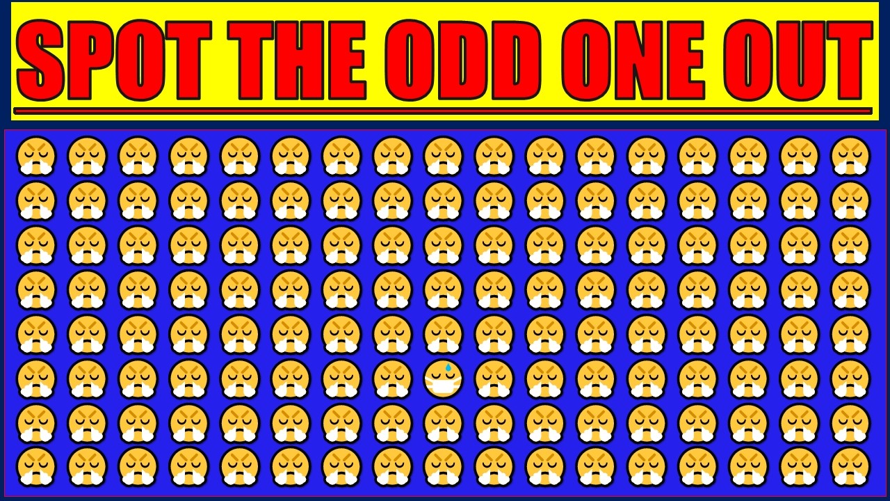 ❓Find the Odd One Out 👀| 40 Tricky puzzle game | Brain Test Quiz Challenge 🧠
