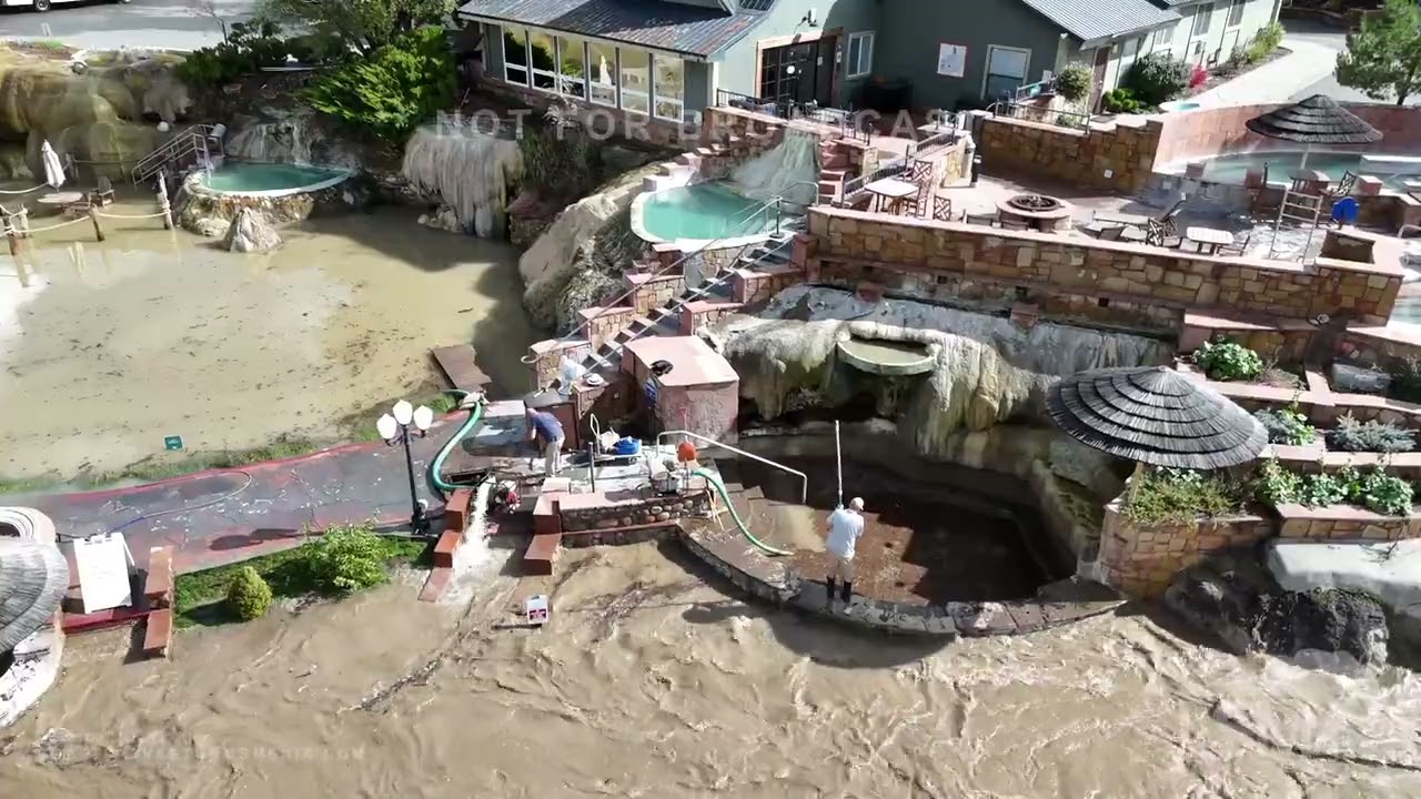 10-14-2025 Pagosa Springs, Colorado - Mountain town flooding destroys homes and closes roads