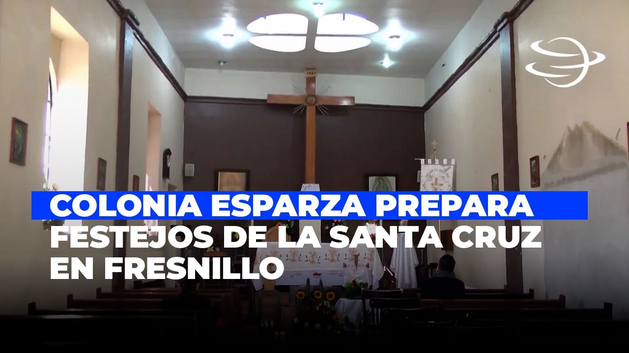 Colonia Esparza en Fresnillo prepara festejos de la Santa Cruz