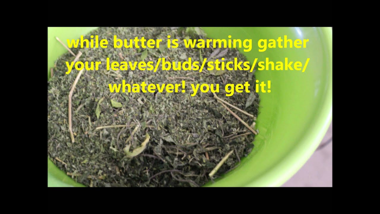 make cannibutter!