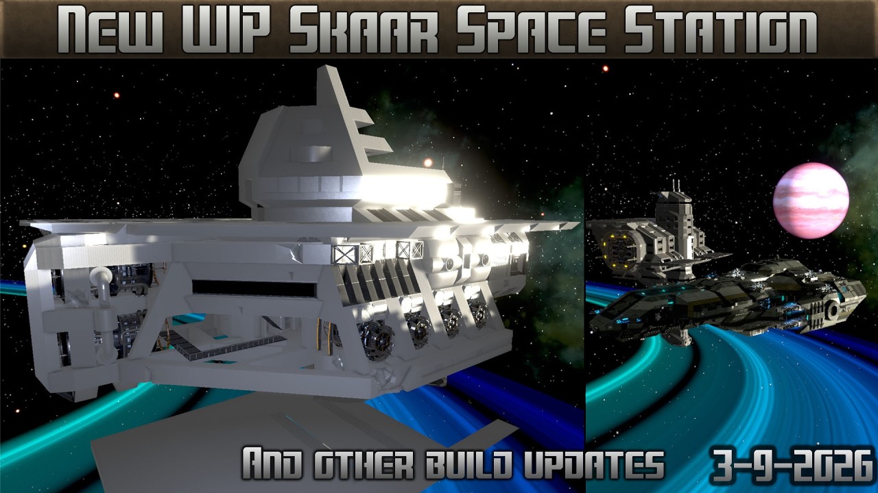 Empyrion Galactic Survival - New WIP Skaar space station and other build updates