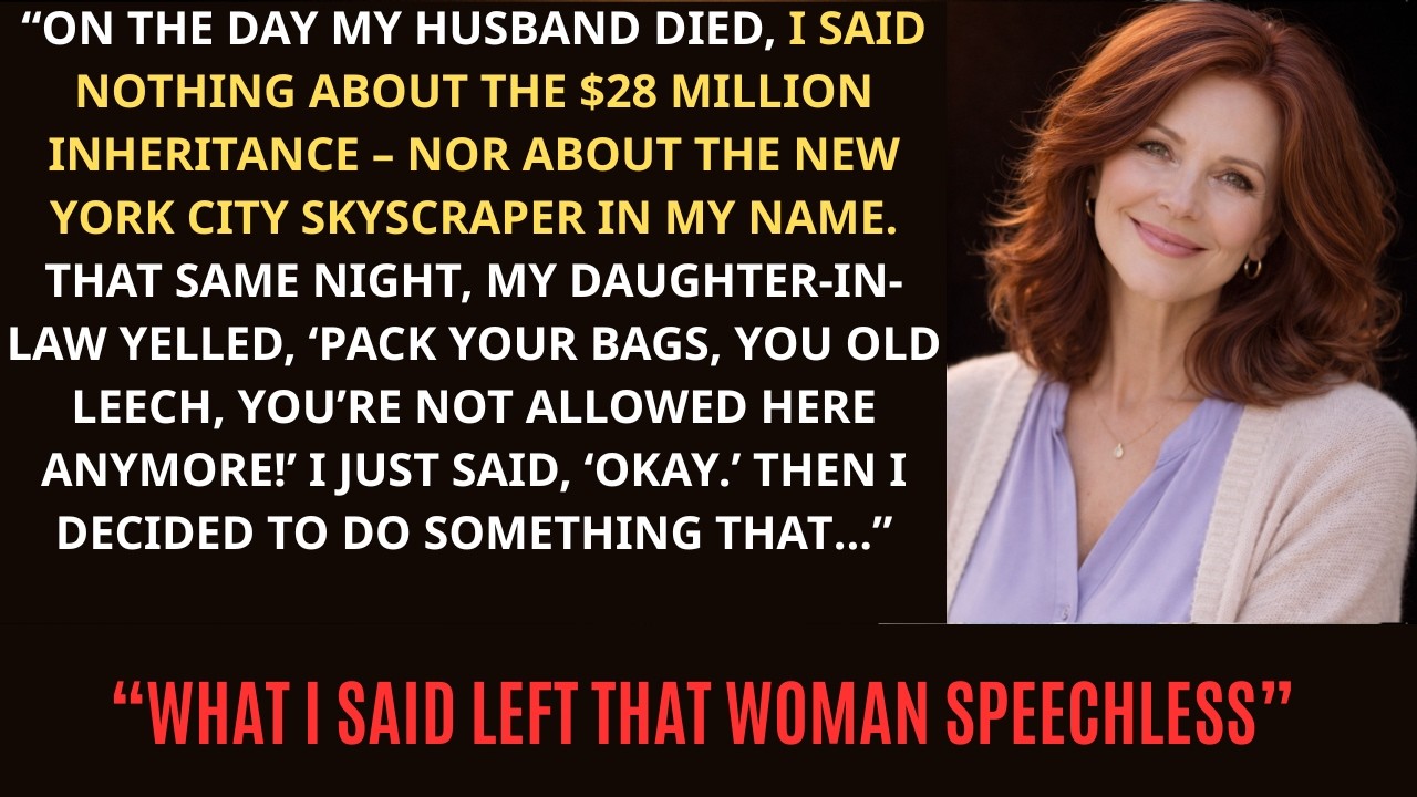 At My Husband’s Funeral, They Treated Me Like I Was Broke — I Never Mentioned the $28 Million.