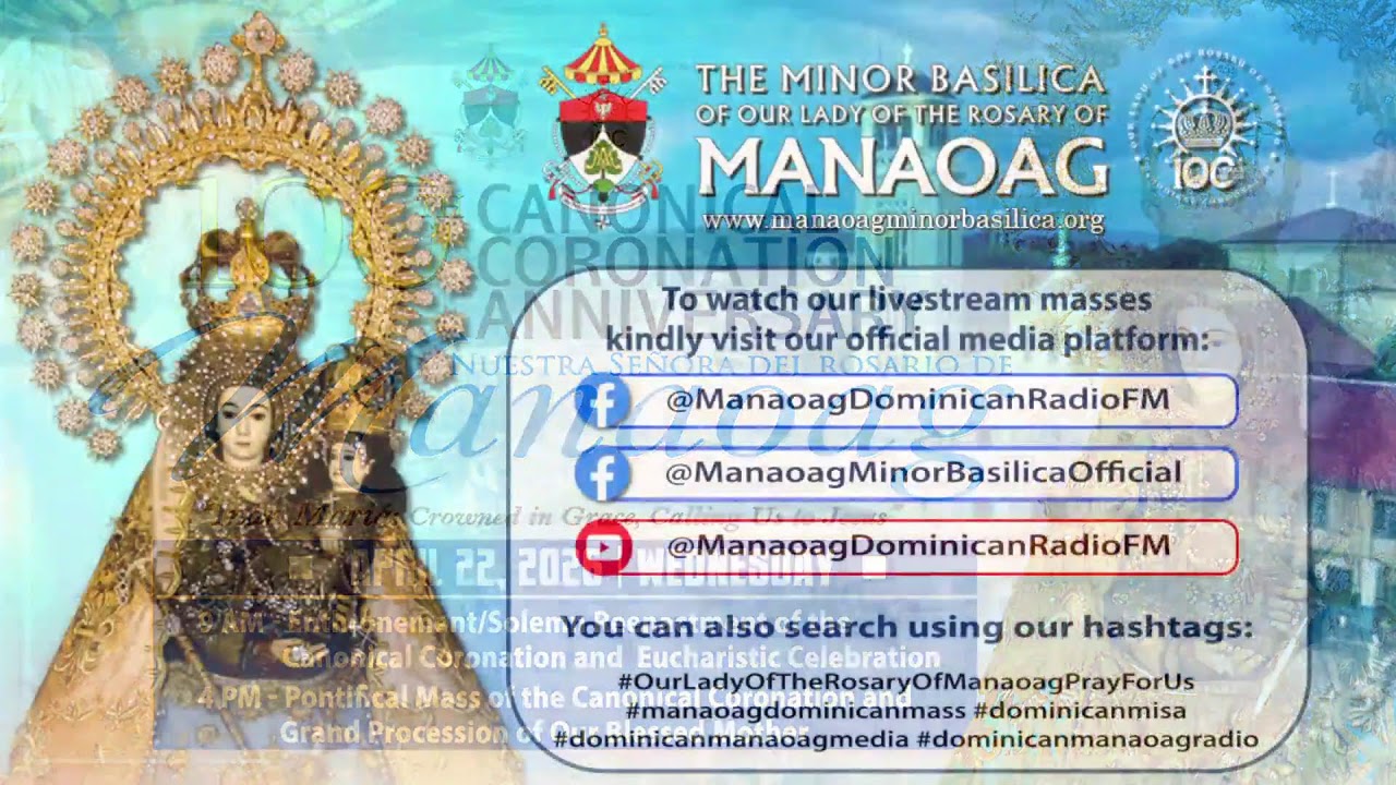 MANAOAG MASS: Memorial of Saints Timothy and Titus, Bishops  - January 26, 2026 | 5:40 a.m.