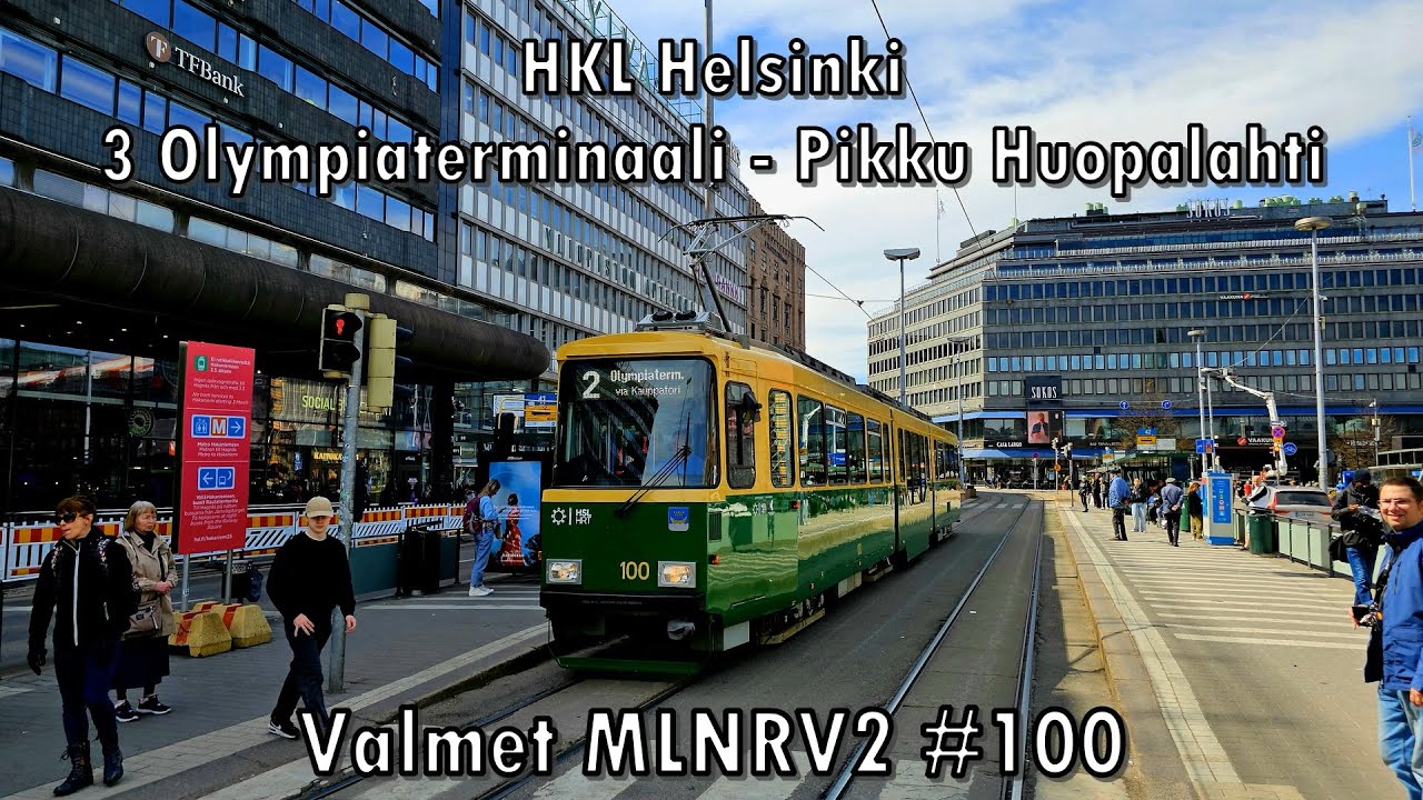 HKL Helsinki - linja 3, Valmet MLNRV2 #100