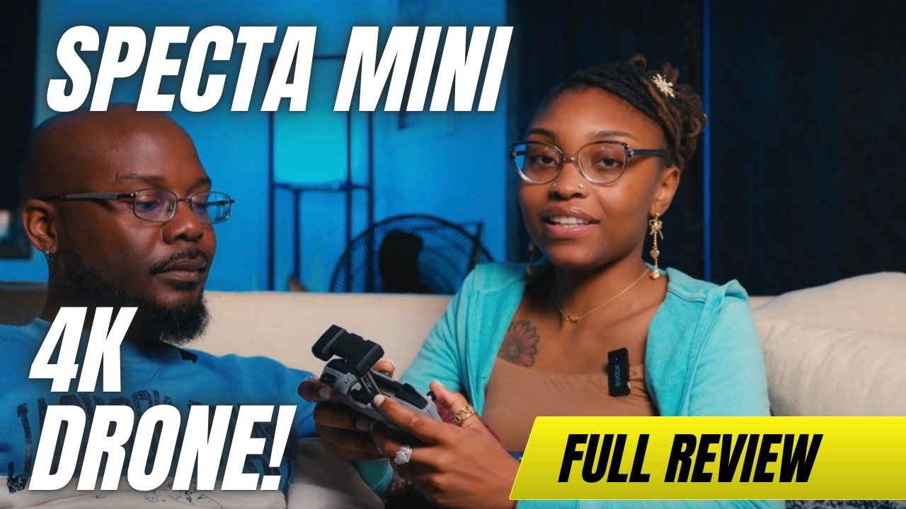 Leo's Wave - SPECTA Mini 4k Drone review with PrettyGirlCoya