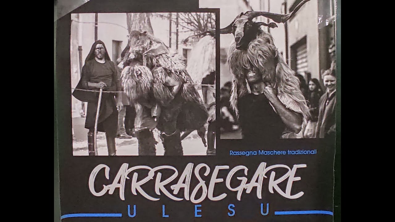 Carrasegare Ulese la sfilata delle maschere Sarde a Ula Tirso