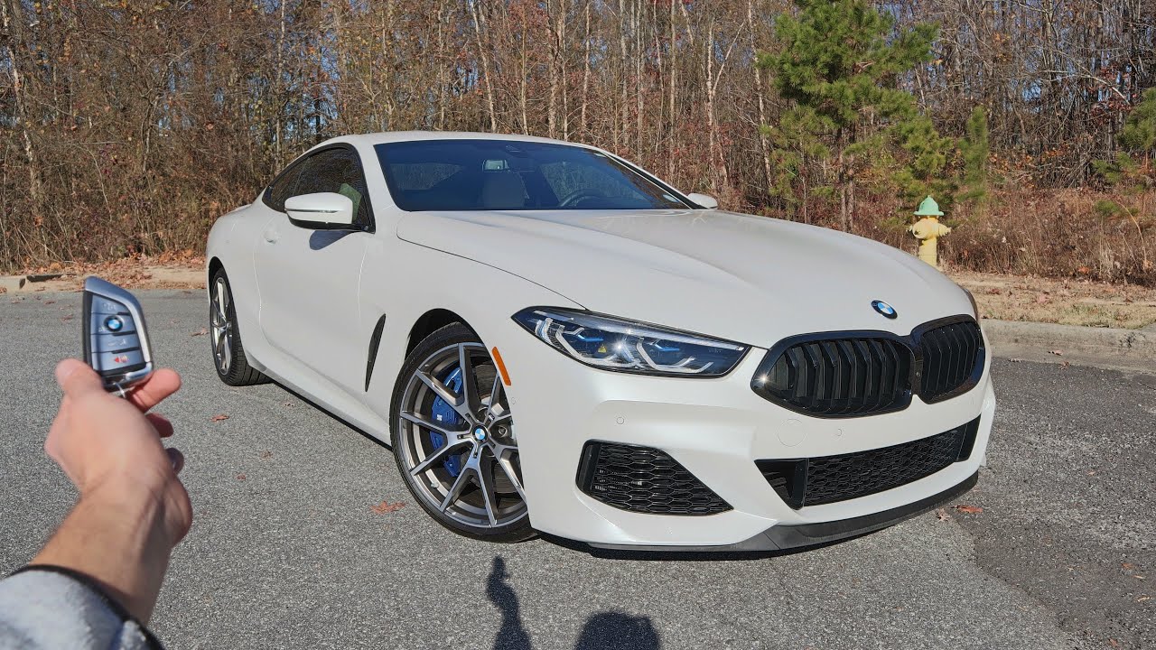 Тест-драйв и обзор выхлопной системы BMW M850i ​​xDrive Coupe 2021 года от первого лица