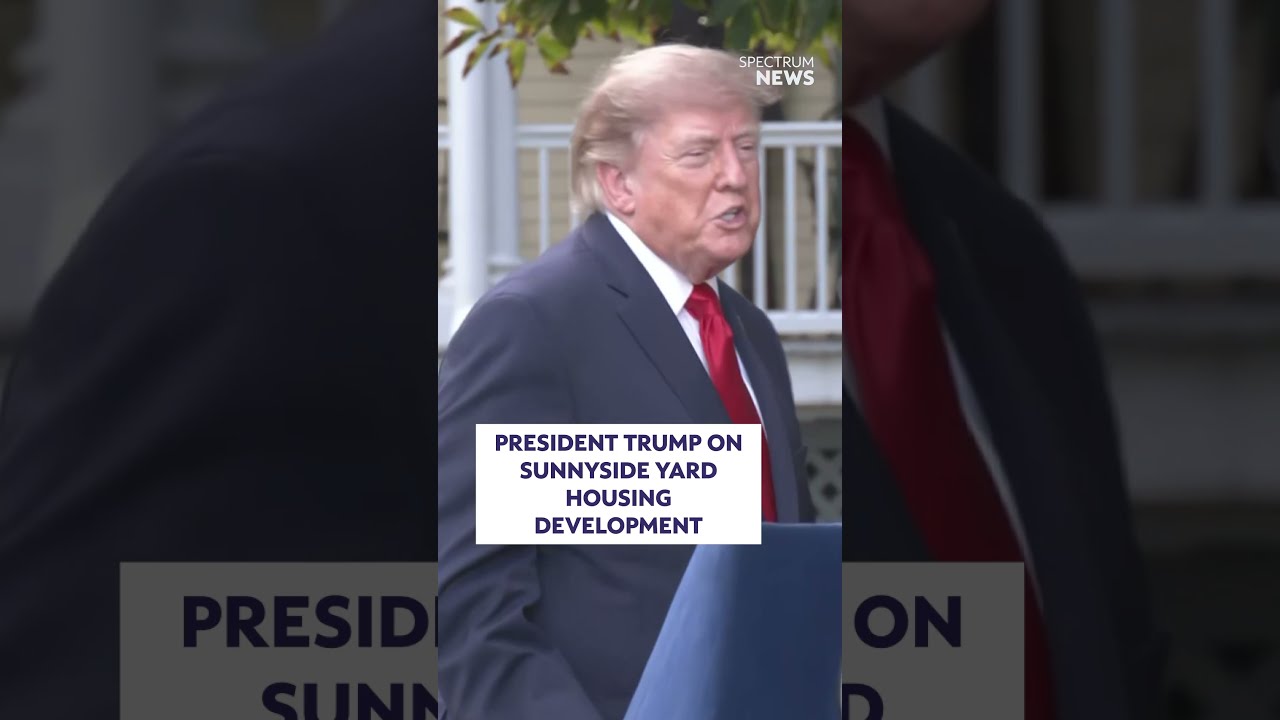 President Trump on Sunnyside Yard housing development